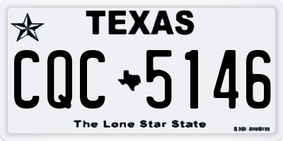TX license plate CQC5146