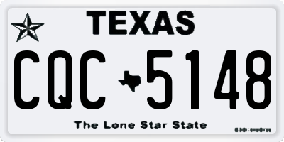TX license plate CQC5148