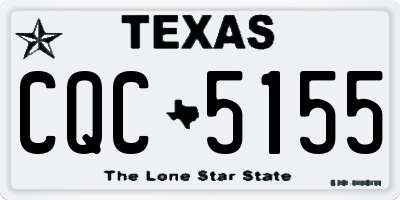 TX license plate CQC5155