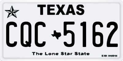 TX license plate CQC5162