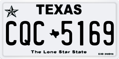 TX license plate CQC5169