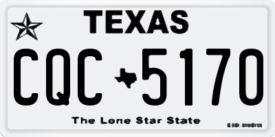 TX license plate CQC5170
