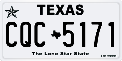 TX license plate CQC5171