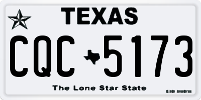 TX license plate CQC5173