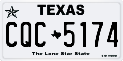 TX license plate CQC5174
