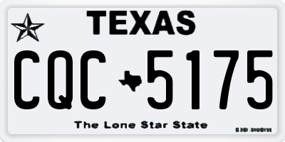 TX license plate CQC5175