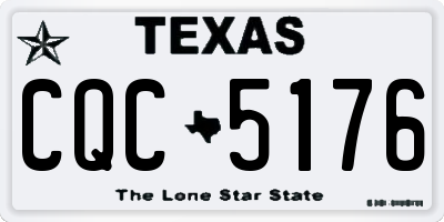 TX license plate CQC5176
