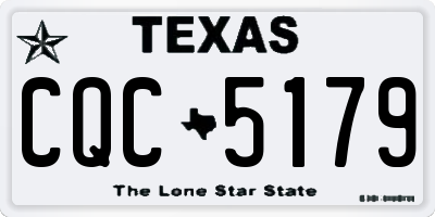 TX license plate CQC5179