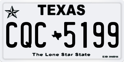 TX license plate CQC5199