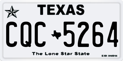 TX license plate CQC5264