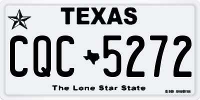 TX license plate CQC5272