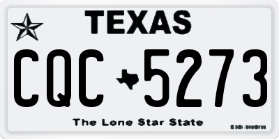 TX license plate CQC5273
