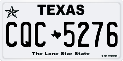 TX license plate CQC5276