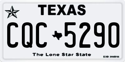 TX license plate CQC5290