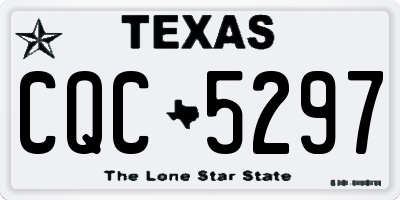 TX license plate CQC5297