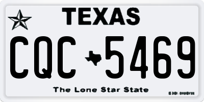 TX license plate CQC5469
