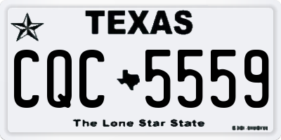 TX license plate CQC5559