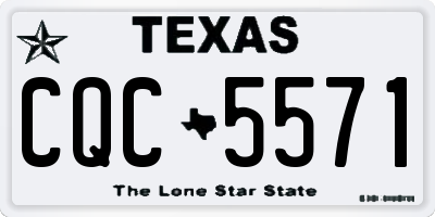 TX license plate CQC5571
