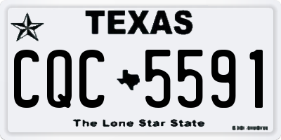 TX license plate CQC5591