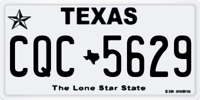 TX license plate CQC5629