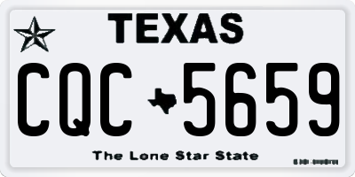 TX license plate CQC5659