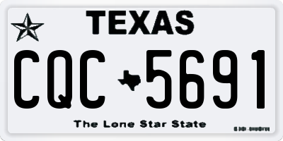 TX license plate CQC5691