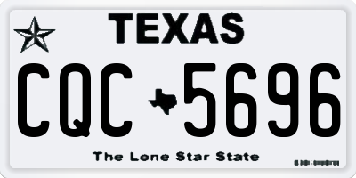 TX license plate CQC5696