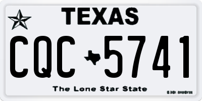 TX license plate CQC5741