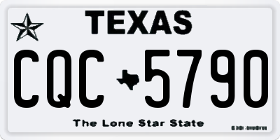 TX license plate CQC5790