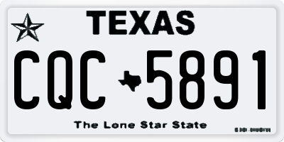 TX license plate CQC5891