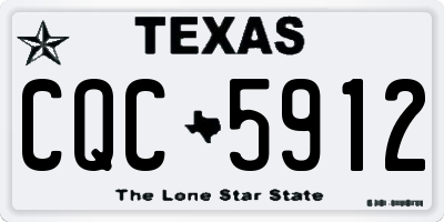 TX license plate CQC5912
