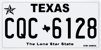 TX license plate CQC6128