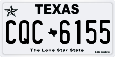 TX license plate CQC6155
