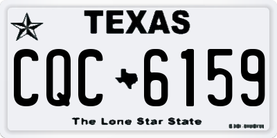 TX license plate CQC6159