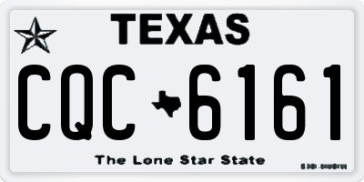 TX license plate CQC6161