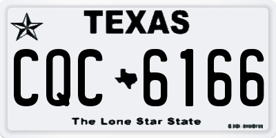 TX license plate CQC6166