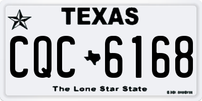 TX license plate CQC6168