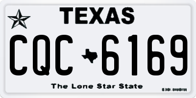 TX license plate CQC6169