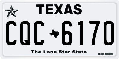TX license plate CQC6170