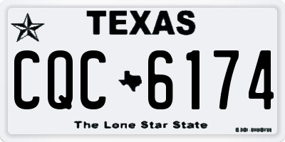 TX license plate CQC6174