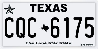 TX license plate CQC6175
