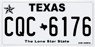 TX license plate CQC6176