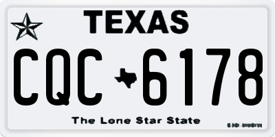 TX license plate CQC6178
