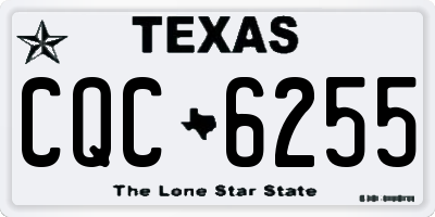 TX license plate CQC6255