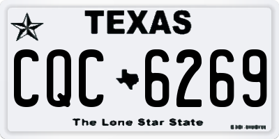 TX license plate CQC6269