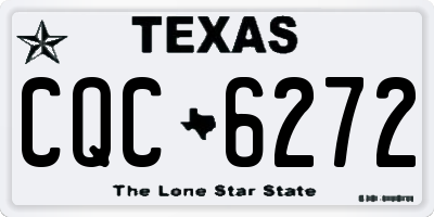TX license plate CQC6272