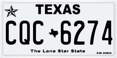 TX license plate CQC6274