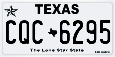 TX license plate CQC6295
