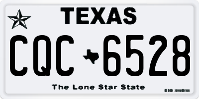 TX license plate CQC6528