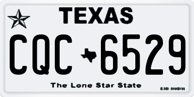 TX license plate CQC6529